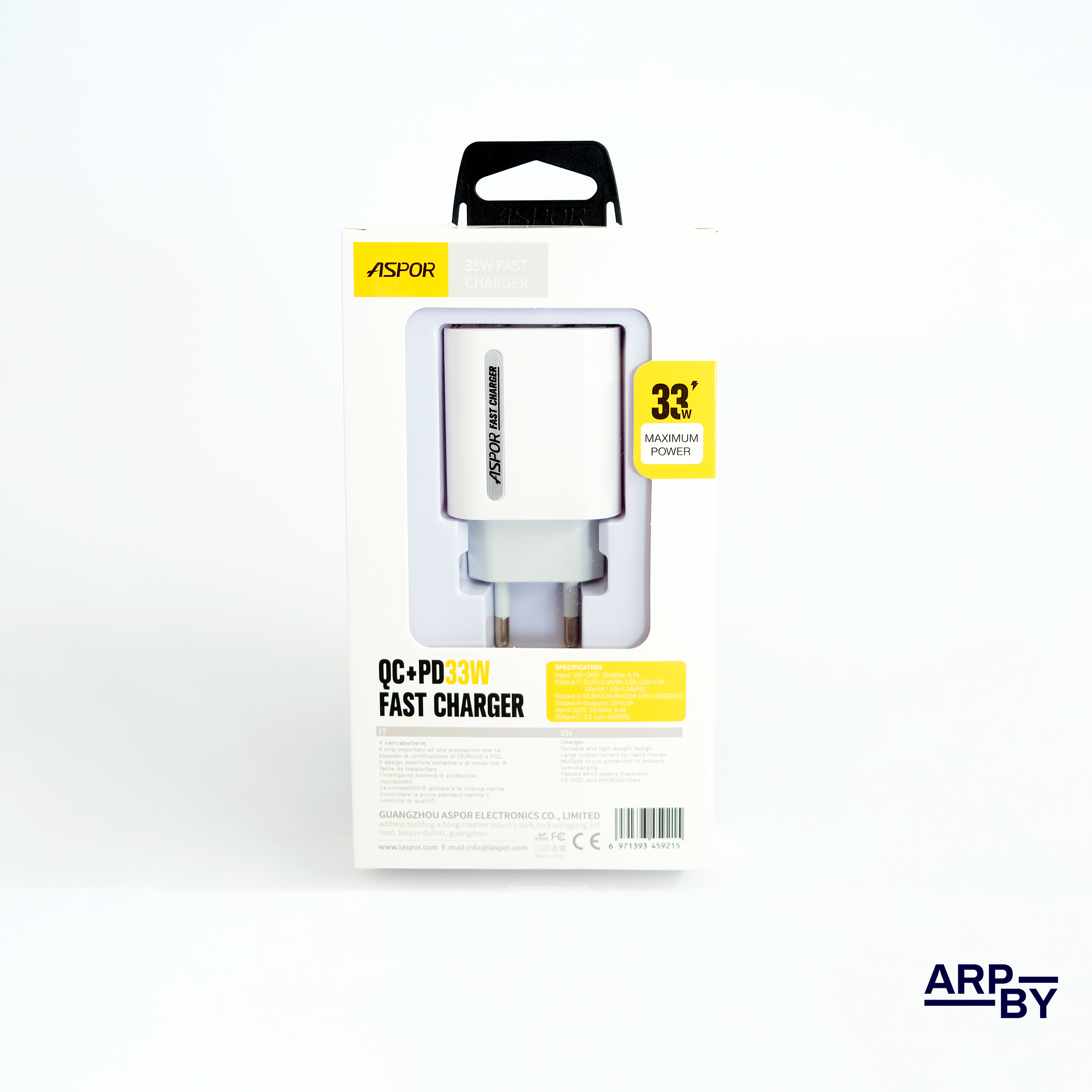 Carregador rapido 33W A806 Branco 2 entradas Carregador rapido 33W A806 Branco 2 entradas